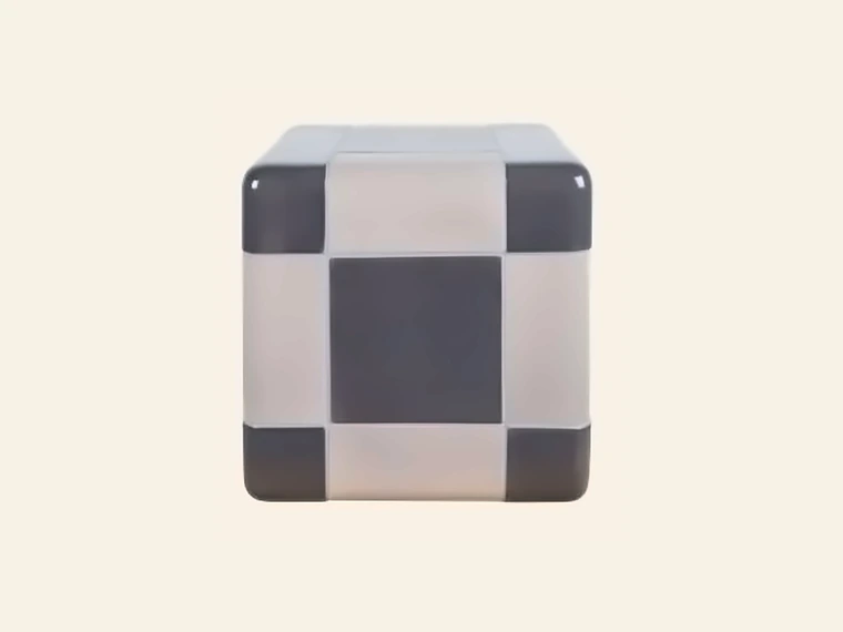 QBO, pouf in ceramica refrattaria